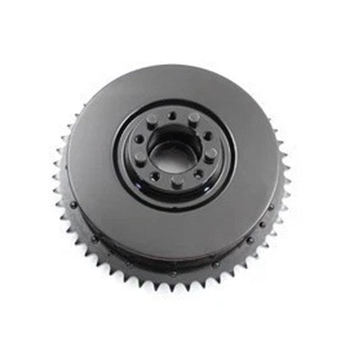 V-Twin 23-0434 Rear Hydraulic Brake Drum Black