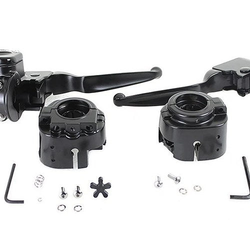 V-Twin 22-0887 Handlebar Control Kit Black