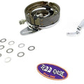 V-Twin 49-0520 45" Chrome Rear Brake Backing Plate Assembly