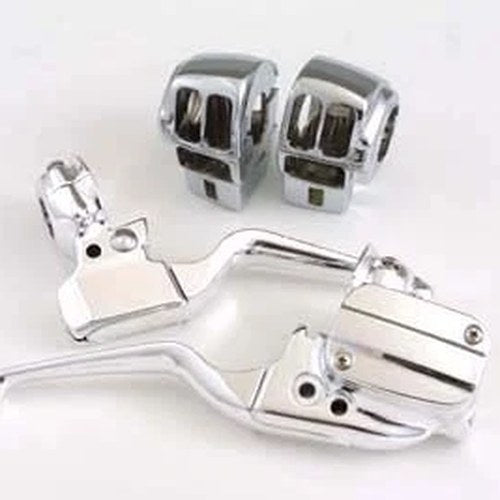 V-Twin 22-0883 Chrome Handlebar Control Kit