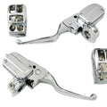 V-Twin 22-0583 Chrome Handlebar Control Kit with Hydraulic Clutch