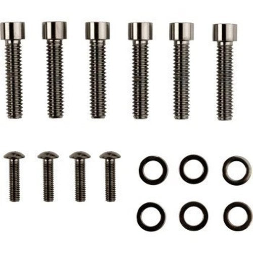 Drag Specialties 2401-1035 "Black Chrome" Handlebar Bolt Kit for 17-22 Touring