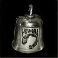 Pewter Motorcycle Gremlin Bell Pow Mia US Military Made in the Usa