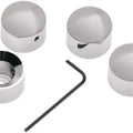 Drag Specialties 1902-0409 Chrome Head Bolt Covers for Evo Twin Cam & Sportster