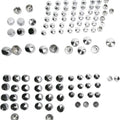 Drag Specialties 2401-0698 Chrome Standard Bolt Cover Kit for Touring 09-16