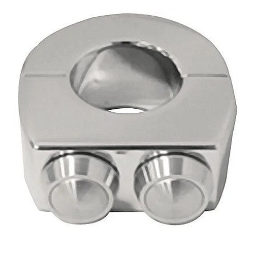 V-Factor 15154 Chrome Billet Switch Clamp 2 Button Custom Application 1" Bars