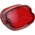 Drag Specialties 2010-0774 Red LED Low-Profile Taillight NO Tag Light Window