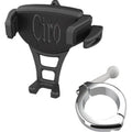 Ciro 50356 Black Constrictor Phone Holder with Chrome 1-1/2" Clamp