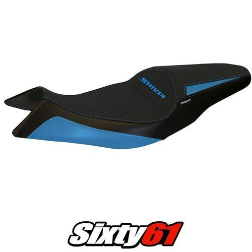 Aprilia Shiver 2010-2015 2016 2017 2018 2019 2020 Seat Cover Tappezzeria Blue
