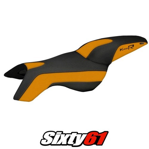 BMW K1200R 2005 2006 2007 2008 Seat Cover Tappezzeria Orange Black