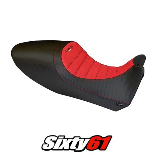Ducati Diavel 2011 2012 2013 Seat Cover Tappezzeria Velvet Comfort Red