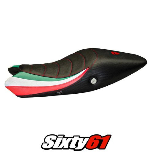 Ducati Monster 696 / 796 2008-2013 2014 Seat Cover Tappezzeria Comfort Red Black
