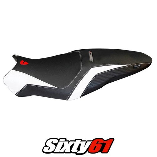 Ducati Monster 1200R 2016 2017 2018 2019 Seat Cover Tappezzeria White Black