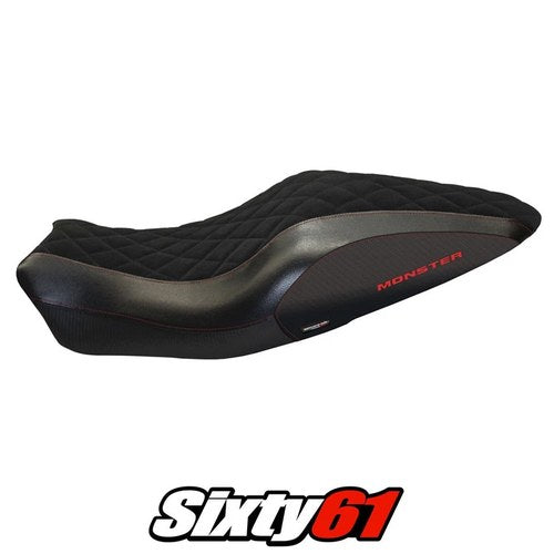 Ducati Monster 821 / 1200 2014-2016 Seat Cover Tappezzeria Velvet Comfort Black