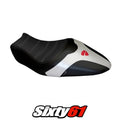 Ducati Monster 821 / 1200 2014 2015 2016 Seat Cover Tappezzeria White Black