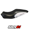 Ducati Monster 821 / 1200 2014-2016 Seat Cover Tappezzeria Velvet Comfort White