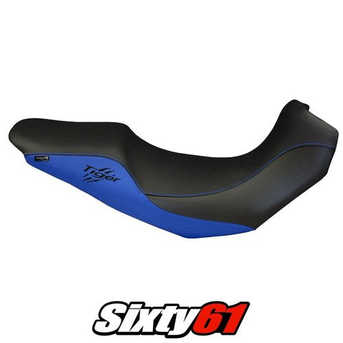 Triumph Tiger 1050 2007-2009 2010 2011 2012 2013 Seat Cover Tappezzeria Blue BL