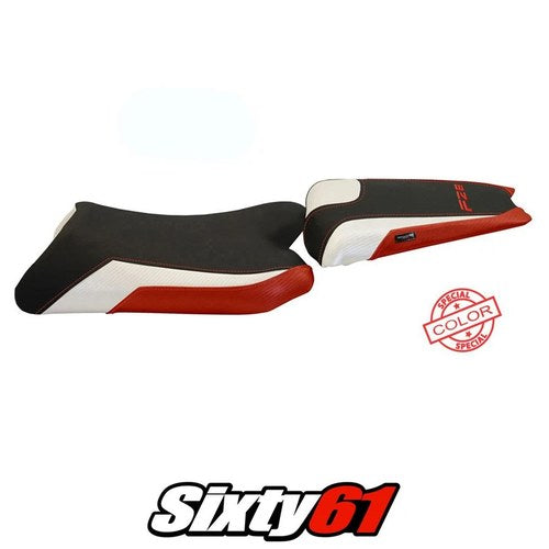 Yamaha FZ8 Fazer 2010-2012 2013 2014 2015 2016 Seat Cover Tappezzeria White Red