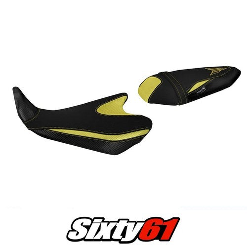 Yamaha MT-07 2014 2015 2016 2017 Seat Cover Tappezzeria Yellow Black