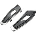 Ciro 61700 Chrome Chicane Driver Floorboards for Harley Touring & Softail