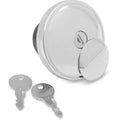 Drag 0703-0228 Chrome Right Hand Screw-In Locking Gas Cap for 82-95 Harley