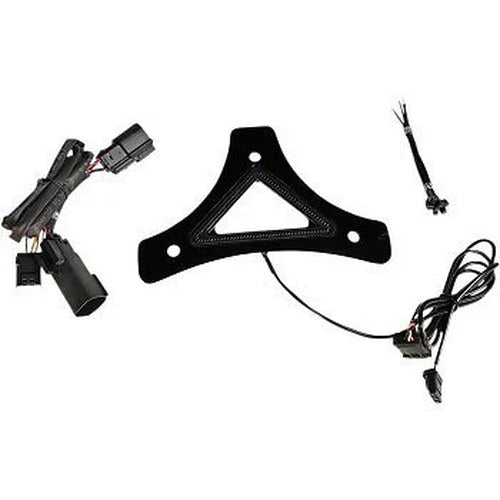 Custom Dynamics Black Dual Intensity Run Brake Backrest LED Light 14-24 Touring