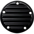 Joker 02-99SB Black Finned Timer / Points Cover for Harley Twin Cam 99-17