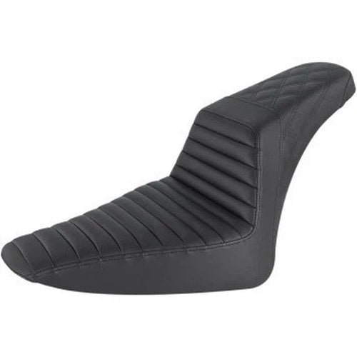 Saddlemen GelCore Tuck & Roll LS Step-Up Seat for Harley 12-17 Fls Softail Slim