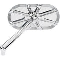 Arlen Ness Left Side Chrome 10-Gauge Caged Series Mirror for Harley (SOLD Each)