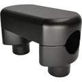 LA Choppers Flat Black Hefty 1-1/2" Riser & Top Clamp Kit for 1-1/4" Handlebars