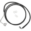 Drag Specialties 1741-4508 Extended Length Black Vinyl Brake Line Kit +8"