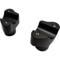 Drag Specialties 0602-0809 Flat Black 1-1/2" Risers for 1" Harley Application