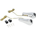 Alloy Art Chrome Smoke/Amber LED Front Turn Signal Kit for Road Glide 98-13