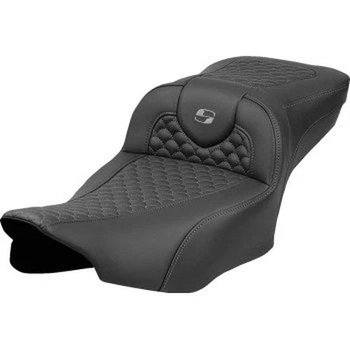 Saddlemen 823-07-20902 RoadSofa Seat Extended Reach Dark Gray Dragon Scale