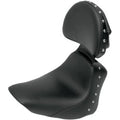 Saddlemen 806-15-0031 Heels Down Solo Seat Studded w/ Backrest for 06-17 Flstc