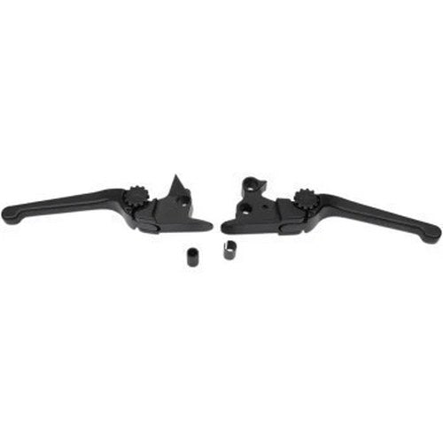 Psr Black Anthem Adjustable Brake & Clutch Lever Set for Harley 15-20 Softail