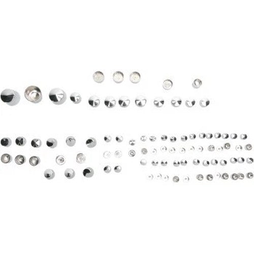 Drag Specialties 2401-0710 Chrome Bolt Cover Kit for 00-06 Softail