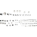 Drag Specialties 2401-0710 Chrome Bolt Cover Kit for 00-06 Softail