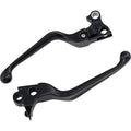 Drag Specialties 0610-0128 Black Wide Blade Pair of Levers for Harley 96-17