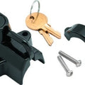 Biker's Choice 492979 Black Motorcycle Helmet Lock for 7/8" to 1-1/4" Tubing