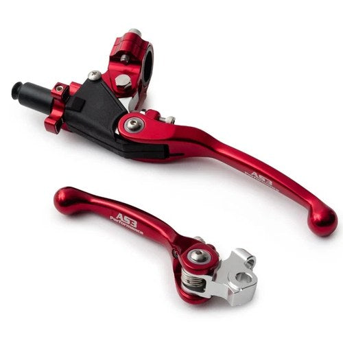 AS3 Brake Clutch Flexi Levers for Kawasaki KX 250 F 2013-2020 KX 450 F 2013-2018