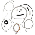 LA Choppers LA-8100KT2-16 Stainless Braided Handlebar Cable/Brake Line Kit