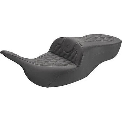 Saddlemenn GelCore Lattice Stitch Road Sofa Seat for Harley FLHT/FLTR 97-07