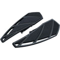 Kuryakyn 5795 Black Driver Floorboards for 18-25 FLDE/FLFB/FLHC/FLSL Softails