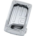 Kuryakyn 3190 Chrome Vertical Nova Curved Side Mount License Plate Holder