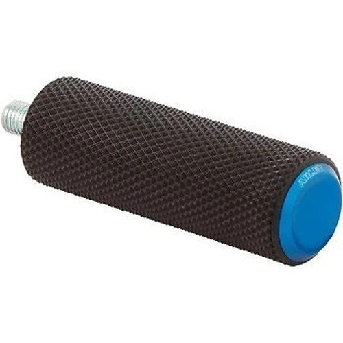 Arlen Ness Blue & Black Knurled Shifter Peg for Harley Models Shift Peg
