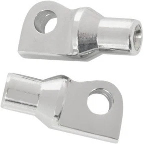 Drag Specialties DS-253503 Chrome Soft-Ride Peg Mounts for Harley Male Mount