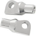 Drag Specialties DS-253503 Chrome Soft-Ride Peg Mounts for Harley Male Mount