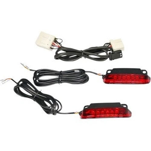 Custom Dynamics Red LED Saddlebag Lid Rail Light Bars for 09-13 w Air Wing