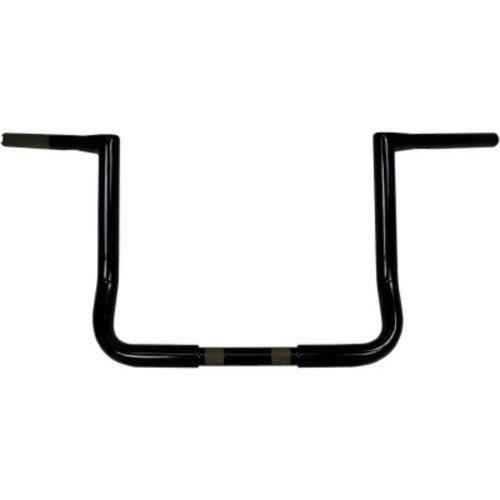 LA Choppers Black 1 1/4" Twin Peaks Handlebars 12" Harley Batwing Fairing Flht
